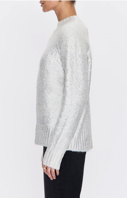 Pistola Ilana Metallic Sweater - SILVER FROST