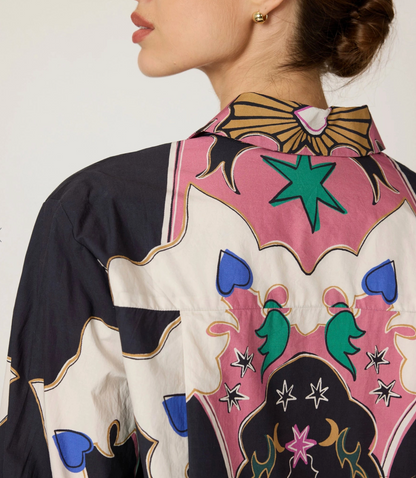 Cleobella Zoya Blouse - ESTELAR PRINT