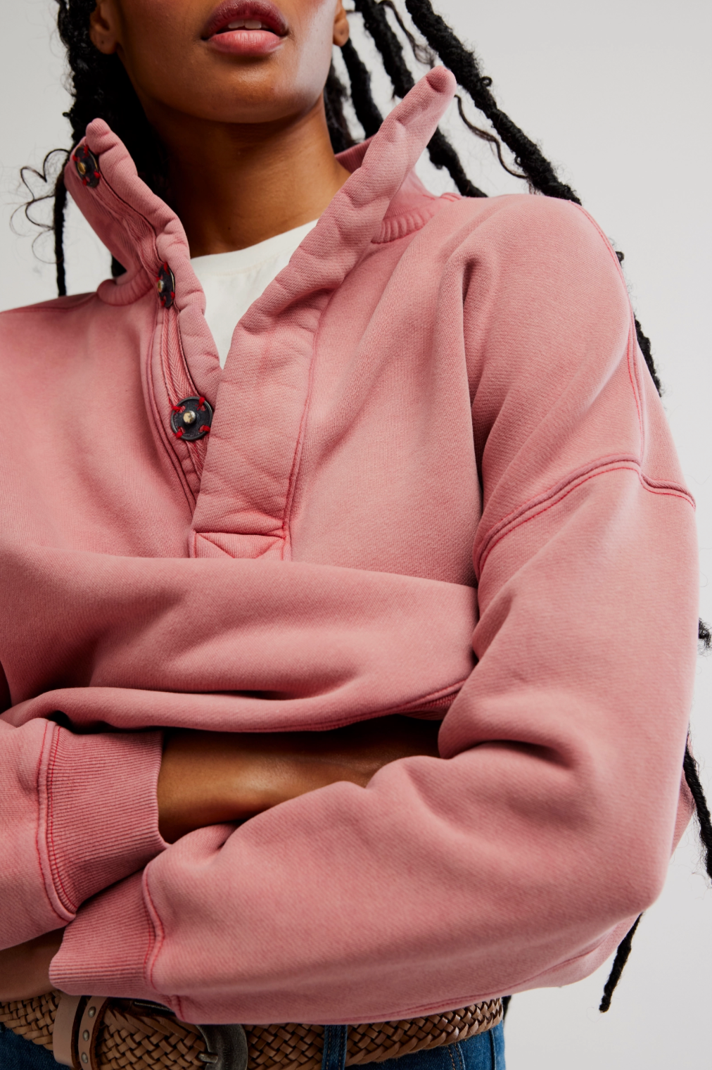 Free People Timeless Pullover - SALSA