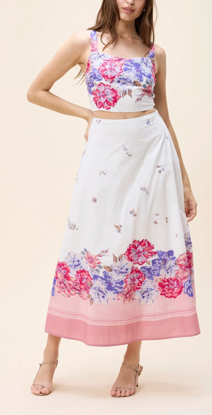 CLE Jenni Top CAMELLIA PRINT