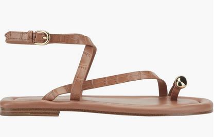 Marc Fisher Gynnie Strappy Sandal - MEDIUM NATURAL