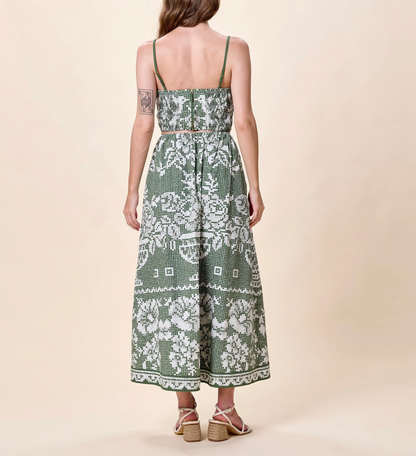 Cleobella Juniper Top - VERDANT FLIGHT