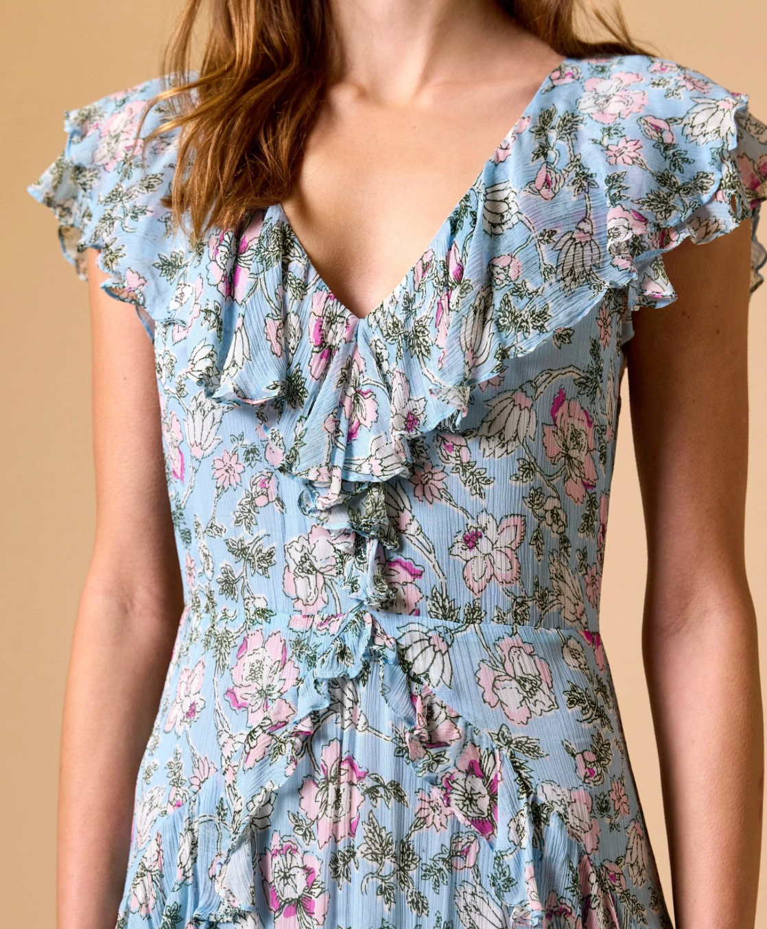 Cleobella Sabrina Ankle Dress - LUNA FLORAL