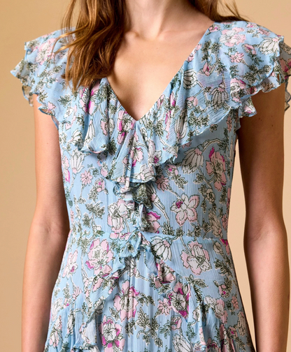 Cleobella Sabrina Ankle Dress - LUNA FLORAL