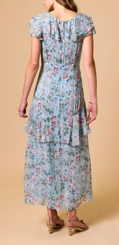 Cleobella Sabrina Ankle Dress - LUNA FLORAL