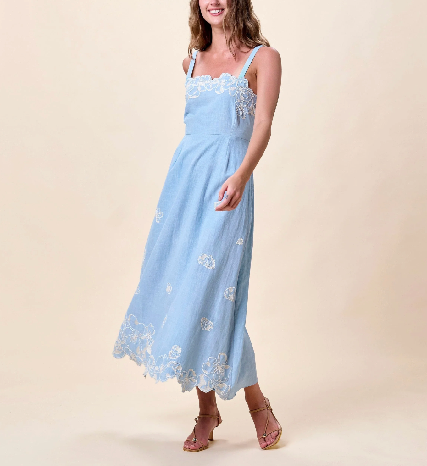 Cleobella Marceline Midi Dress - GLACIER LAKE
