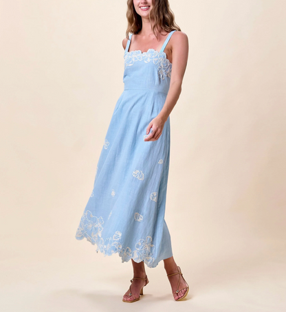 Cleobella Marceline Midi Dress - GLACIER LAKE