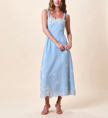 Cleobella Marceline Midi Dress - GLACIER LAKE