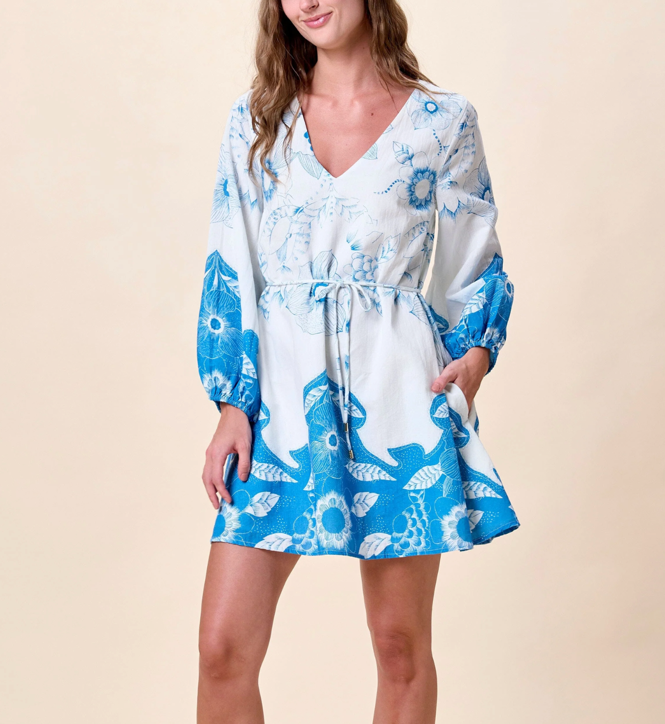 Cleobella Noemie Mini Dress - CELESTIA PRINT
