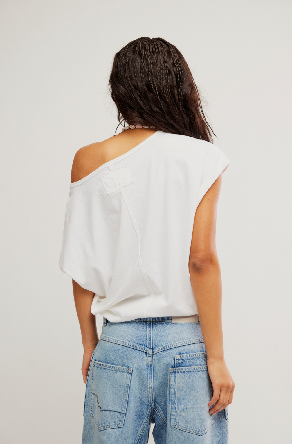 Free People Peggy Tee - CLEAN IVORY