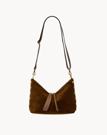 HAM Grace Medium CINNAMON SUEDE/ANTIQUE GOLD