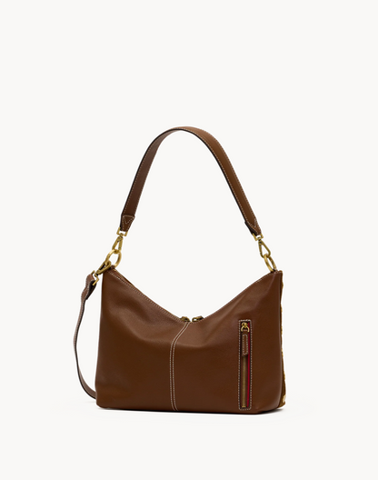 HAM Grace Medium CINNAMON SUEDE/ANTIQUE GOLD