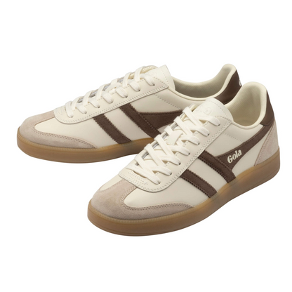 GOLA Viper Leather Sneakers - OFF WHITE/BONE/OTTER/GUM