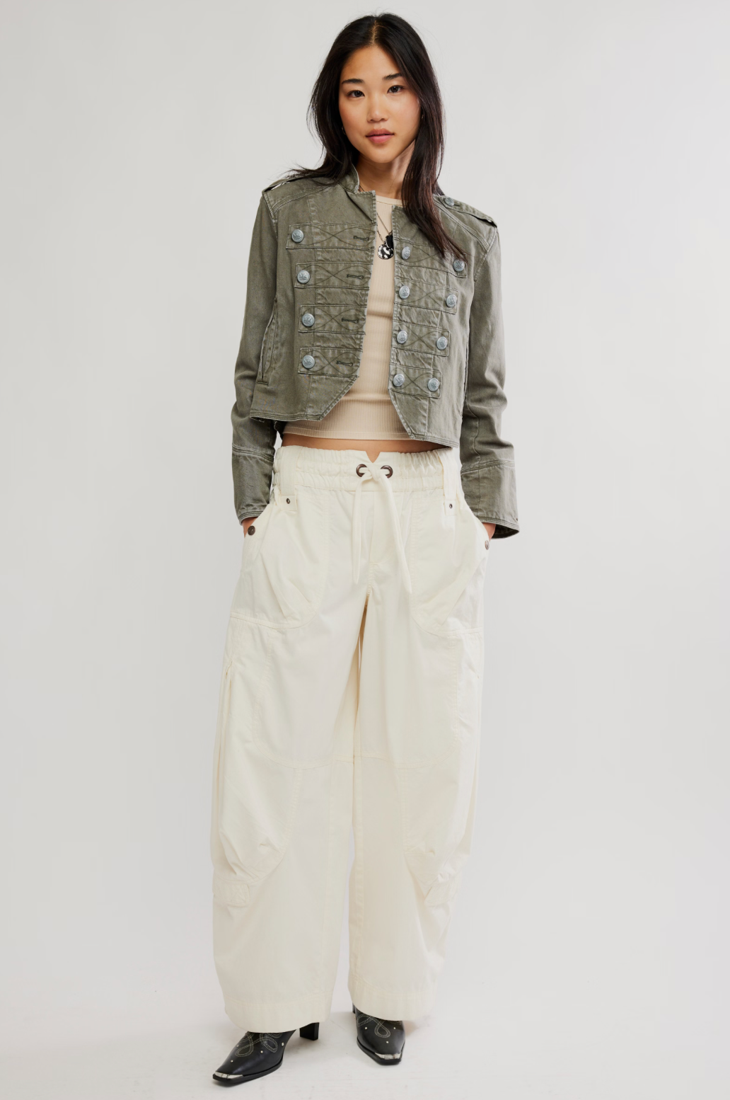 Free People Ryland Band Jacket - LAUREL CANYON