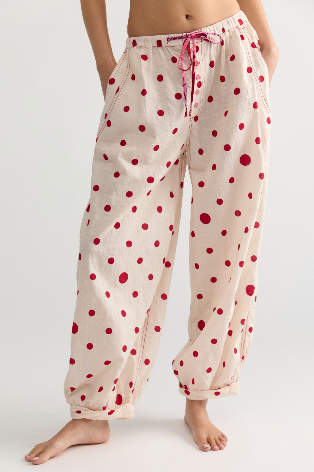 FP On Repeat PJ Pant DOTS IVORY COMBO
