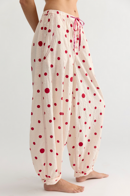 FP On Repeat PJ Pant DOTS IVORY COMBO