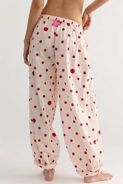 FP On Repeat PJ Pant DOTS IVORY COMBO