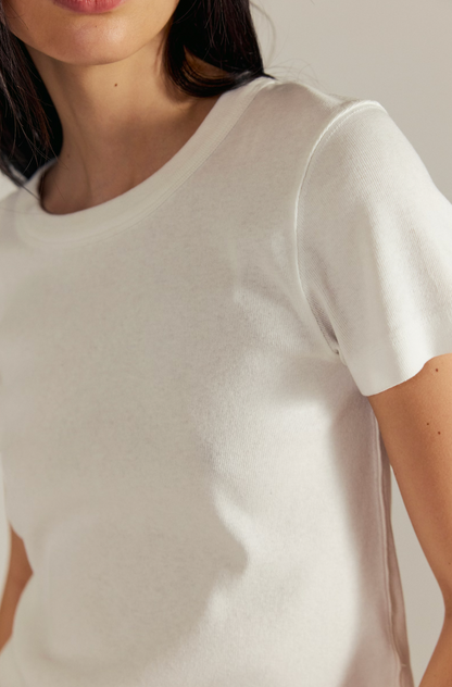 Free People We The Free Atlas Crew Tee - CLEAN IVORY