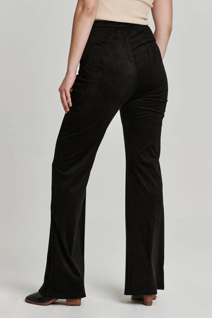 Another Love Fallon Flare Leg Suede Pant - 2 COLORS