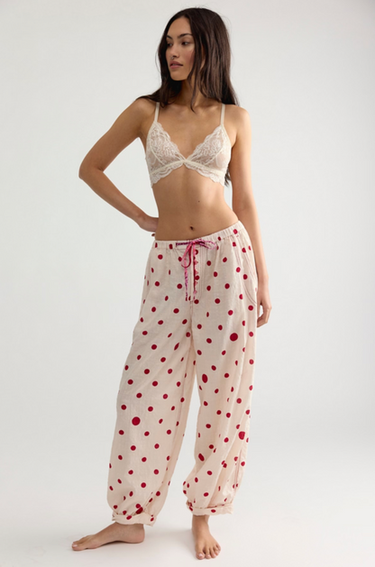 FP On Repeat PJ Pant DOTS IVORY COMBO