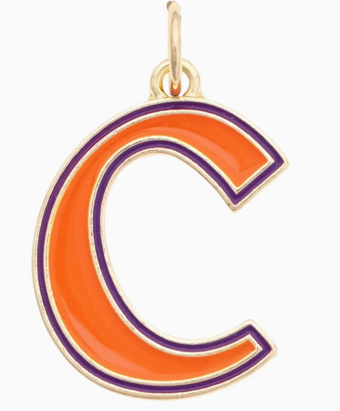 CS Clemson Tigers Enamel Mascot Charm