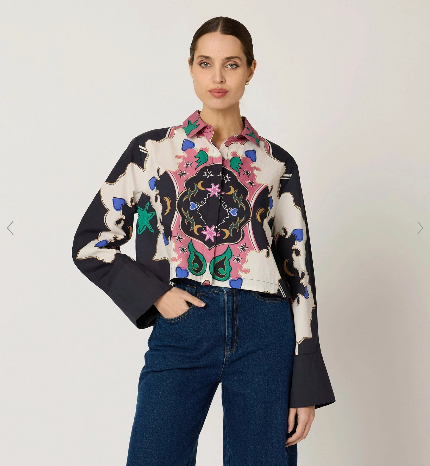 Cleobella Zoya Blouse - ESTELAR PRINT