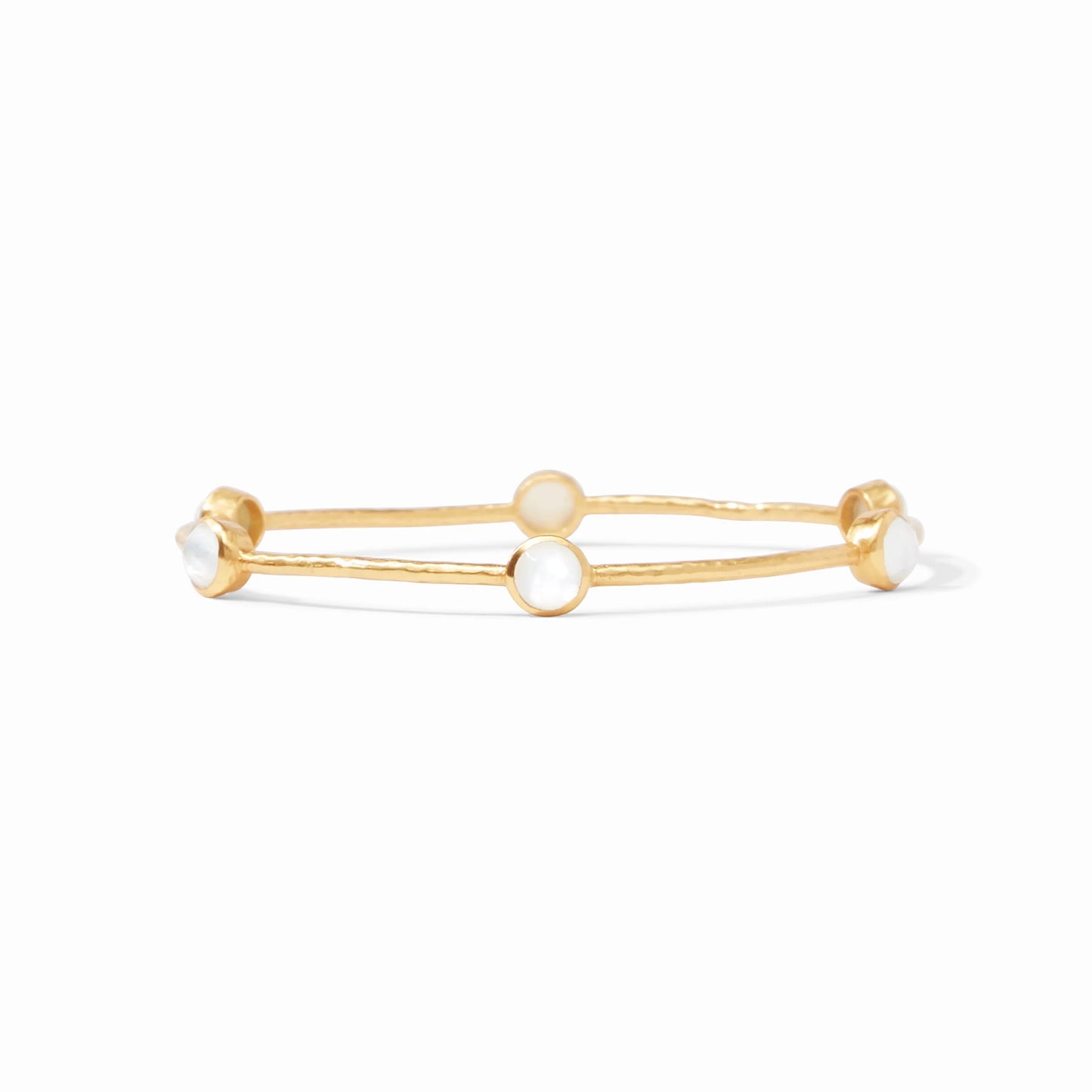 JV Milano Luxe Bangle GOLD IRIDESCENT CLEAR CRYSTAL - M