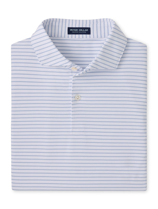 PM CC Keynote Performance Jersey Polo WHITE/BLUE BRISK