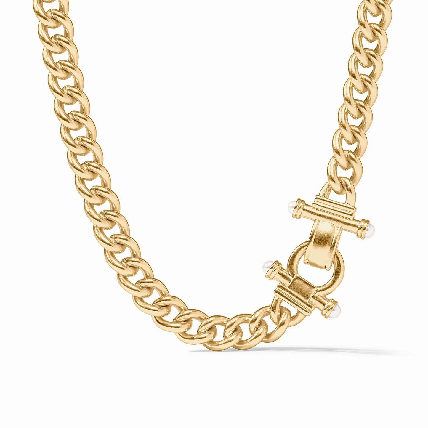 JV Dolce Demi Link Necklace PEARL - OS