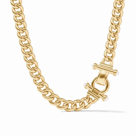 JV Dolce Demi Link Necklace PEARL - OS