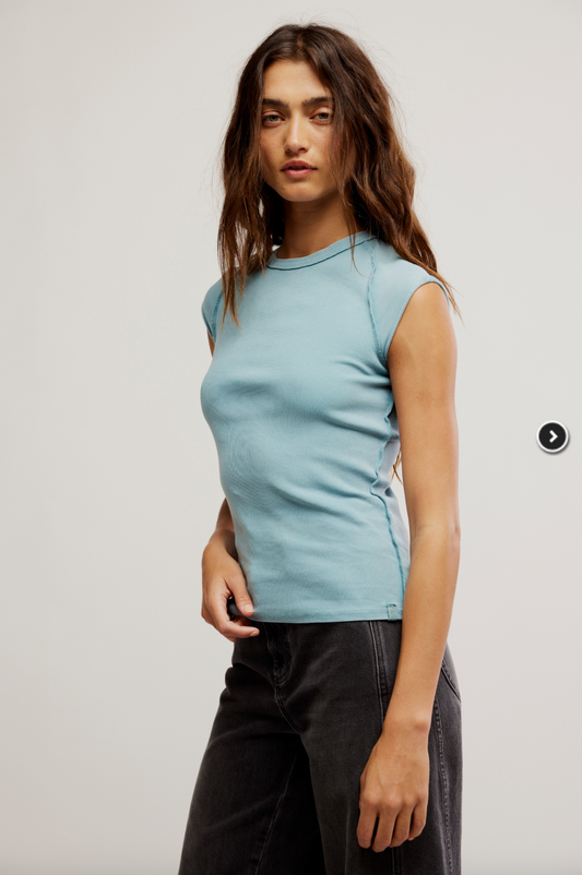 Free People Ever Had Tee - TOURMALINE