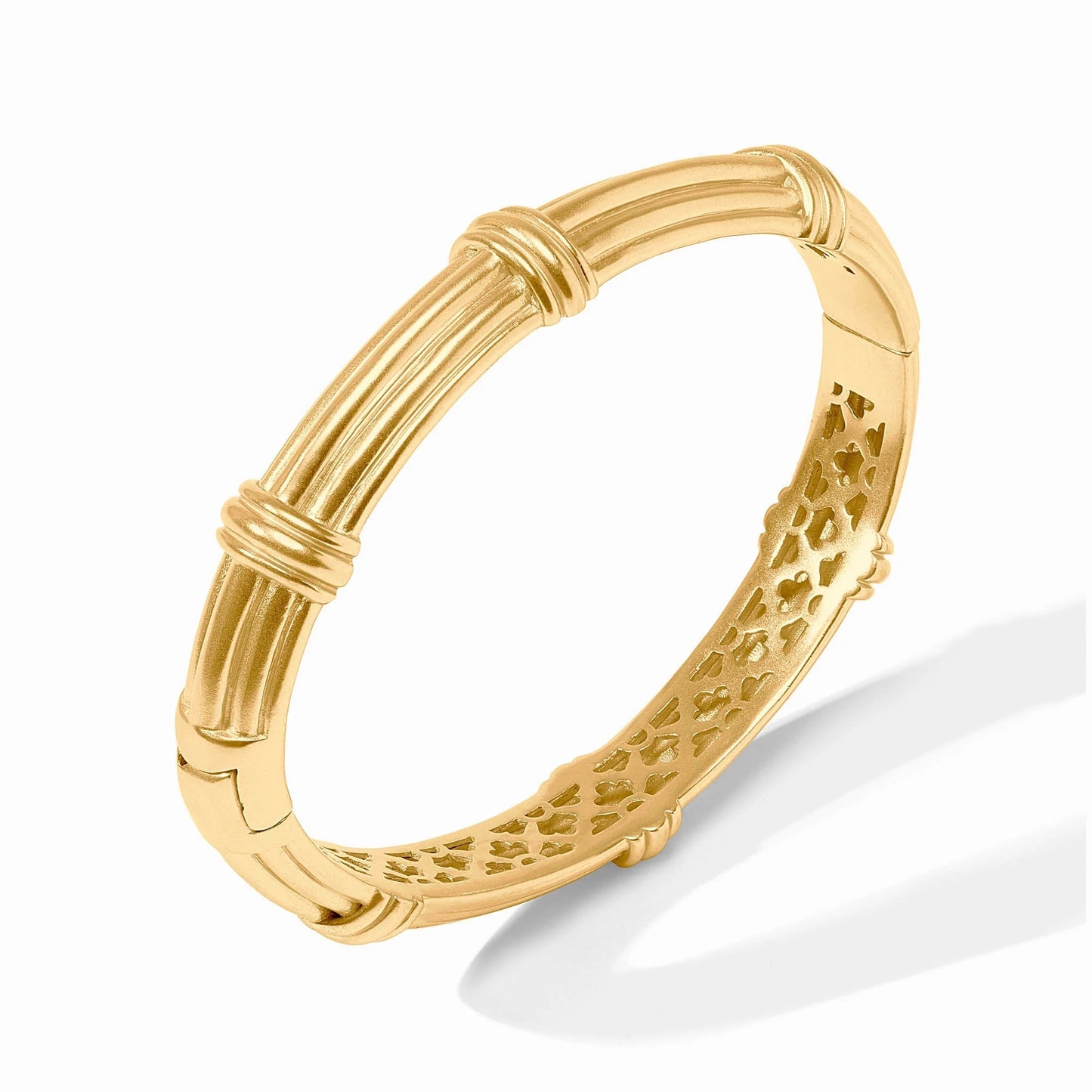 Julie Vos Portofino Demi Hinge Bangle GOLD - OS