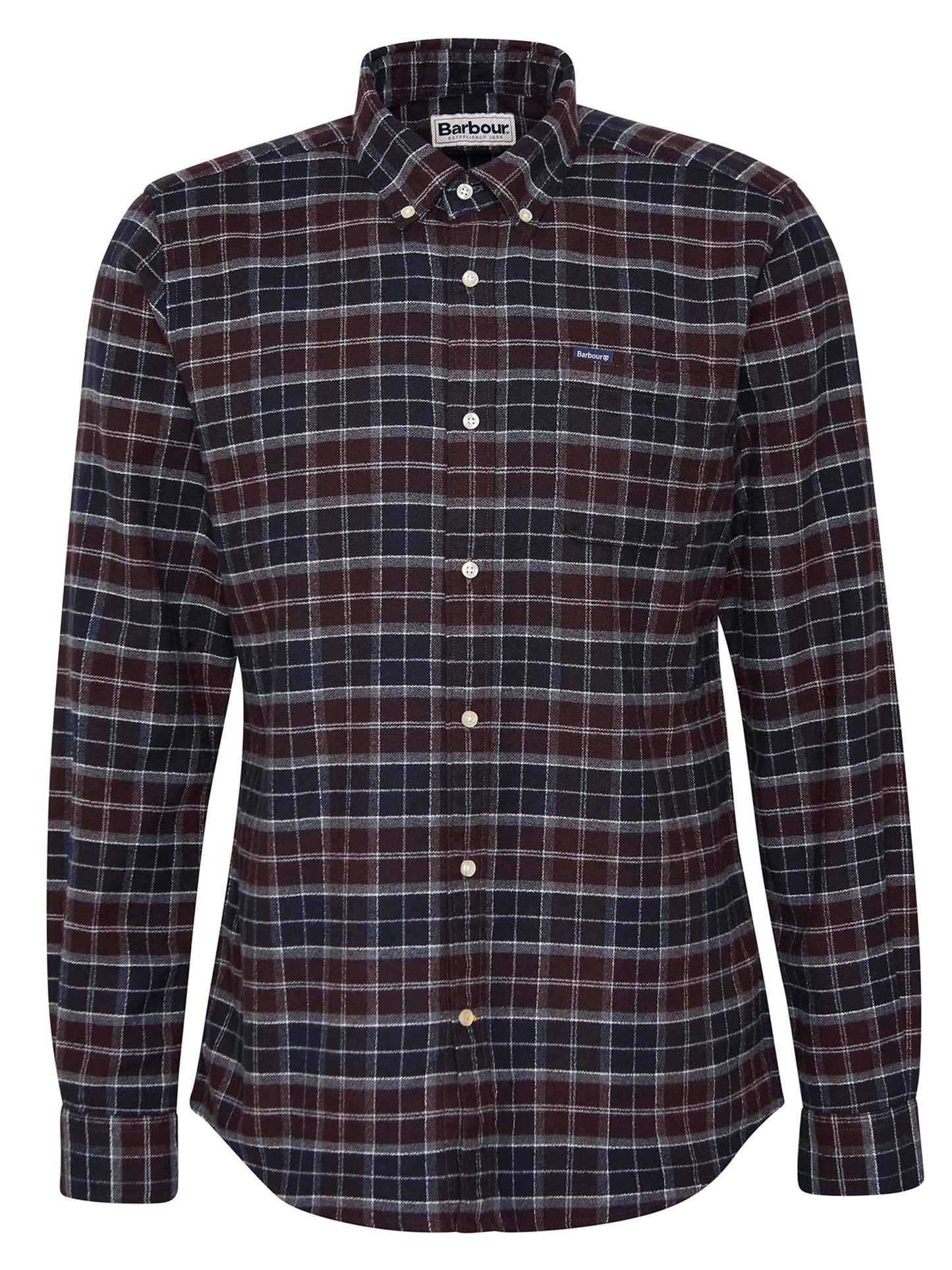 Barbour Haddington Tailored Tartan Shirt - MIDNIGHT OAK TARTAN