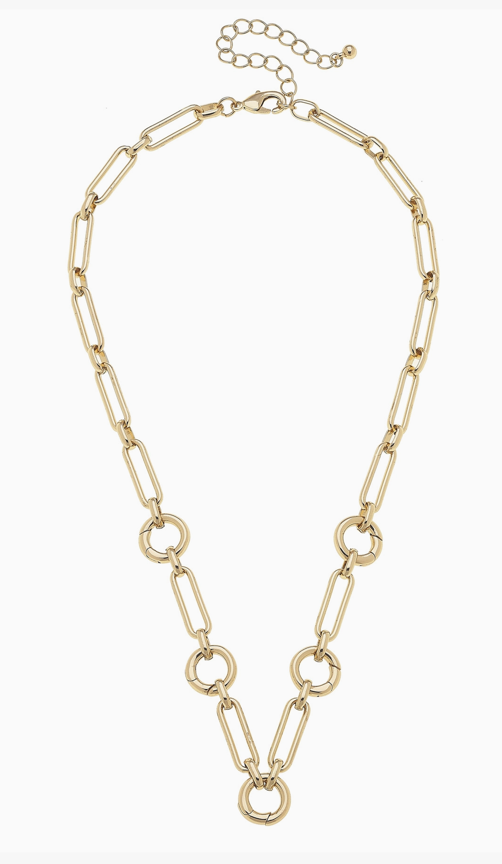 CS Lilah Multi-Charm Collector Necklace Base SHINY GOLD
