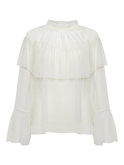 Sanctuary The Ethereal Blouse - CHALK