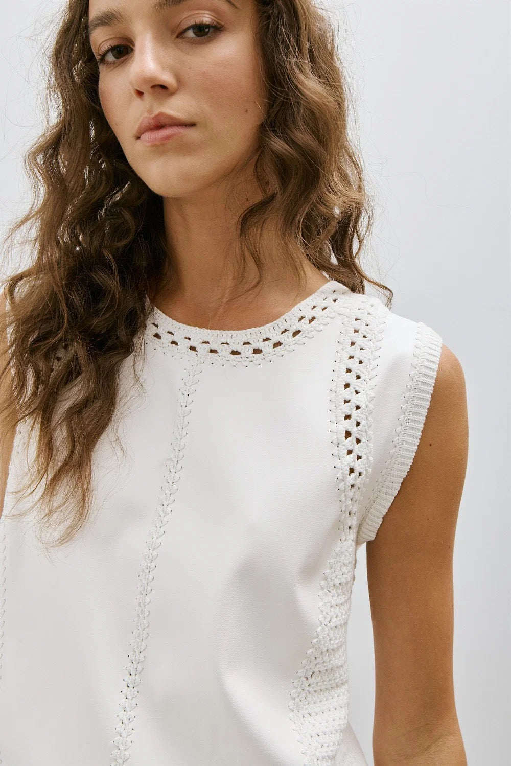 Melissa Nepton Daph Top - OFF WHITE