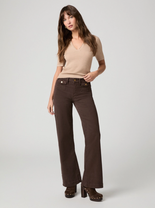 Paige Leenah 32" Mini Patch Pockets - RICH CHOCOLATE