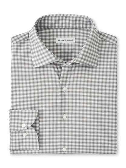 Peter Millar Fairbanks Performance Twill Sport Shirt - BASIL