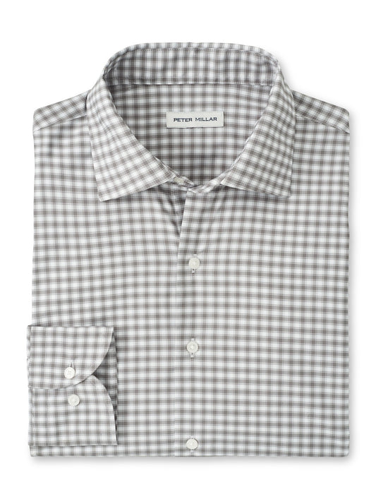 Peter Millar Fairbanks Performance Twill Sport Shirt - BASIL