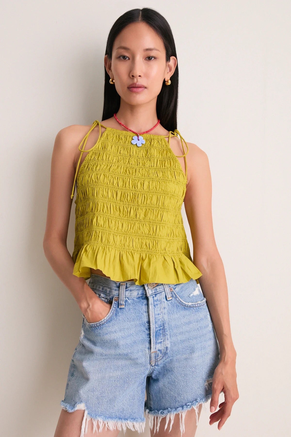 CLE Leota Top GREEN ENVY
