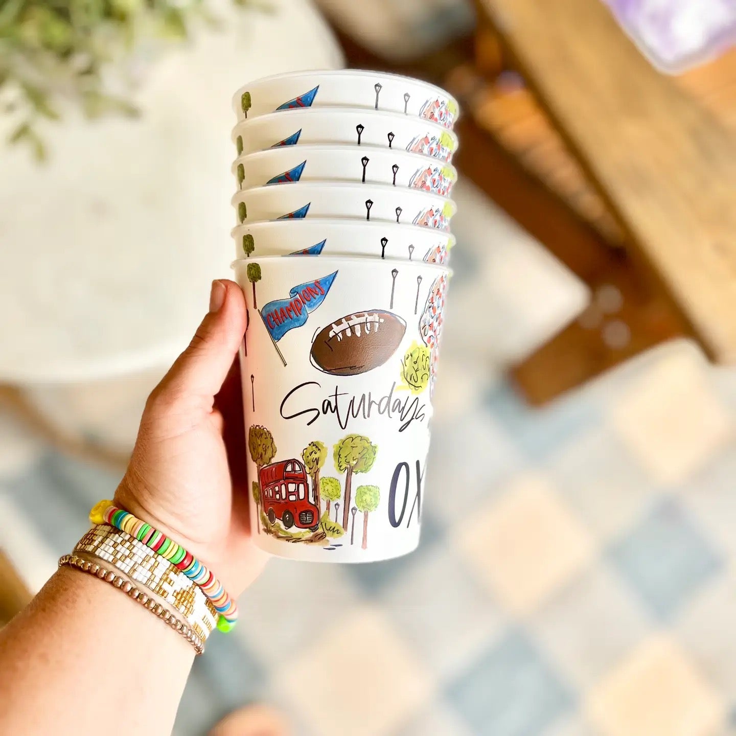 HAPPY by Rachel Reusable Cups OXFORD - 6