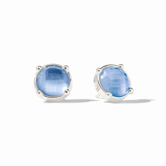 JV Honey Stud IRIDESCENT CHALCEDONY BLUE