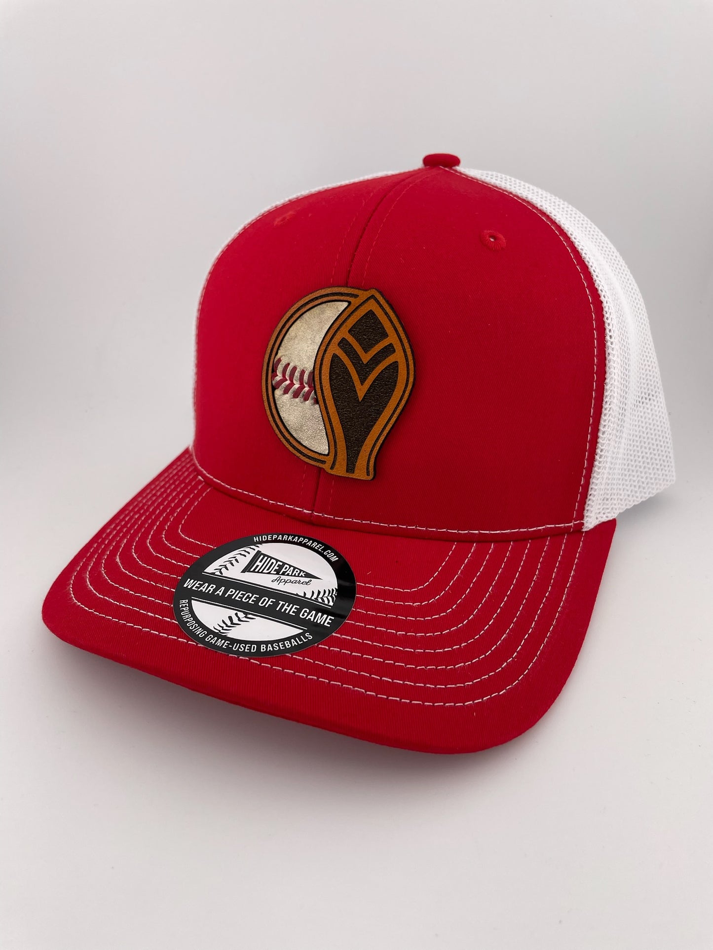 HPA Feather Baseball Hat RED/WHITE