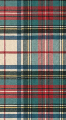 Caspari Dress Stewart Tartan Guest Towel - MULTI