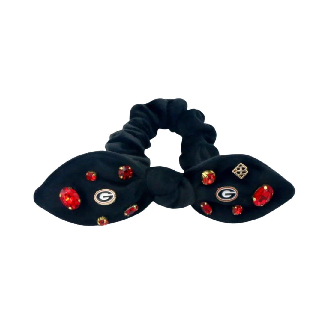 Brianna Cannon Georgia Bow Scrunchie BLACK