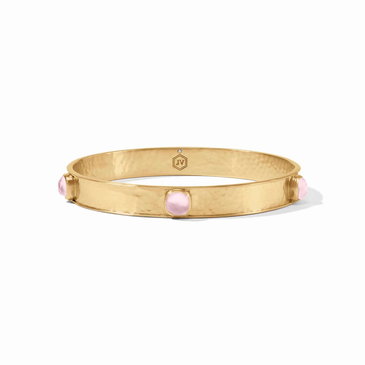 Julie Vos Catalina Stone Bangle IRIDESCENT ROSE - M