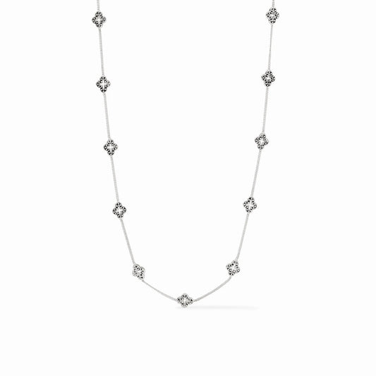 JV Florentine Demi Delicate Station Necklace SILVER - OS