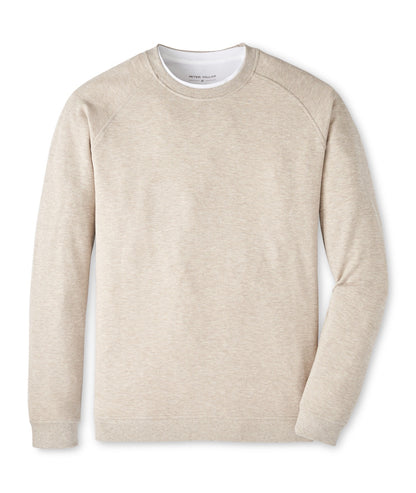 Peter Millar Crown Comfort Knit Crew - STONE
