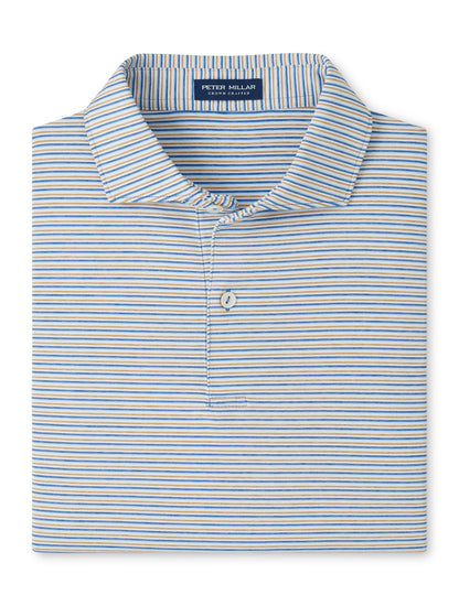 Peter Millar Crown Crafted Alda Performance Jersey Polo - DUSK BLUE