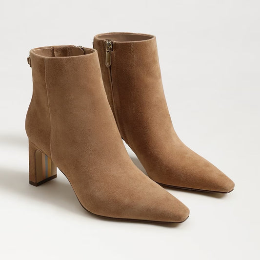 Sam Edelman Saige Ankle Bootie - CYPRUS TAN SUEDE